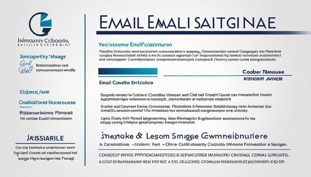 e mail signatur